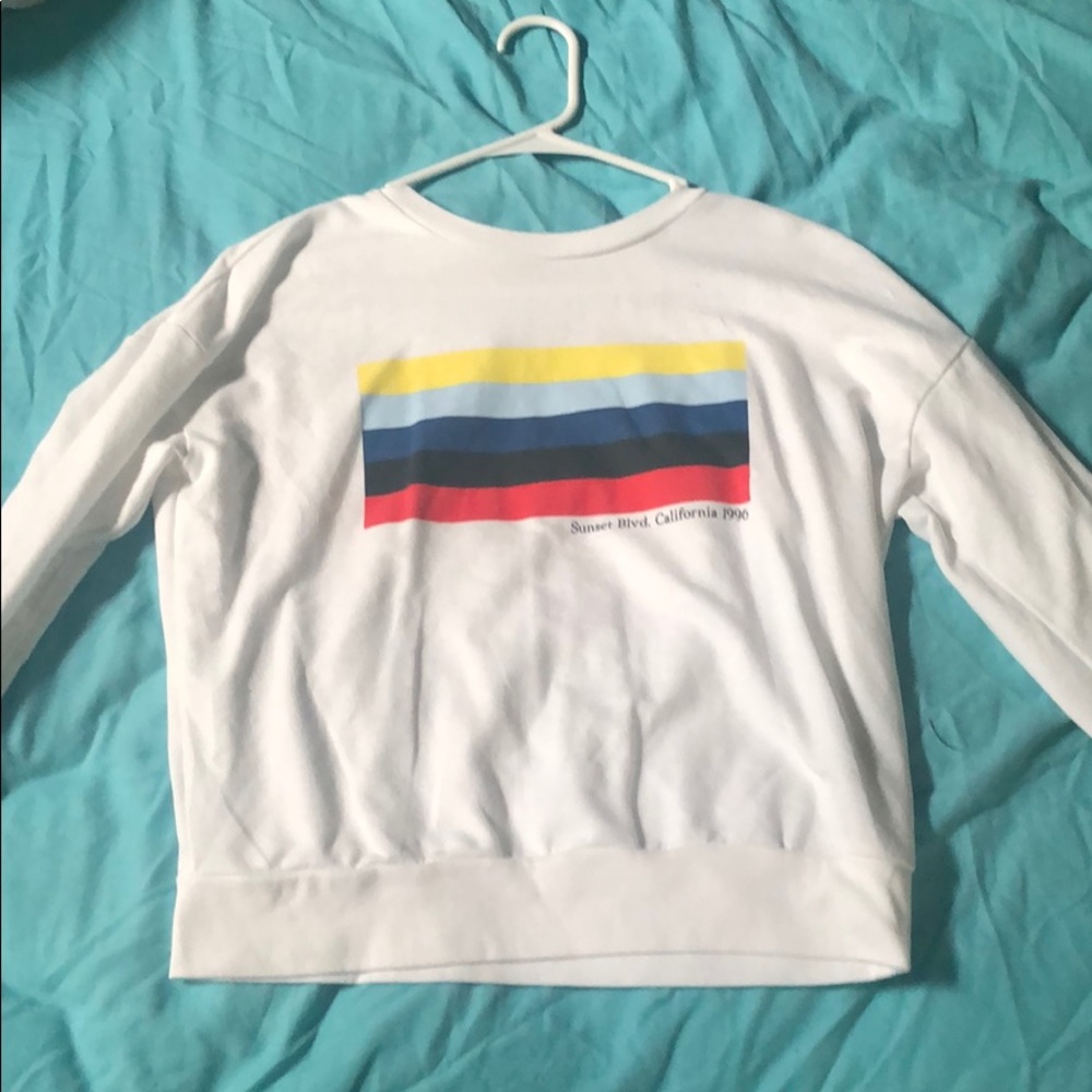 White Forever 21 sweatshirt